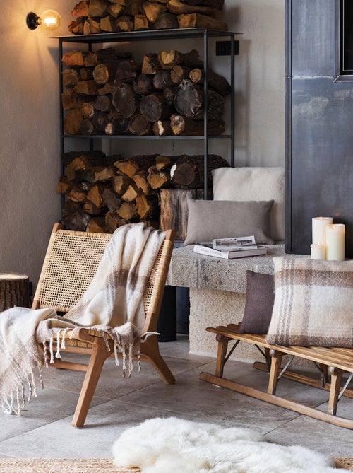 Cuadros escoceses con efecto mohair - Kiabi Cuadros escoceses con efecto mohair - Kiabi