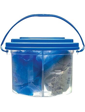 Cubo combinado de arena viscosa 2 en 1