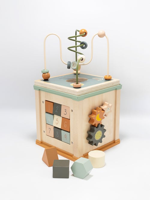 Cubo de actividades de madera - Kiabi