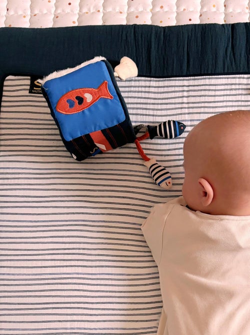 Cubo de actividades de terciopelo - SAUTHON - Kiabi