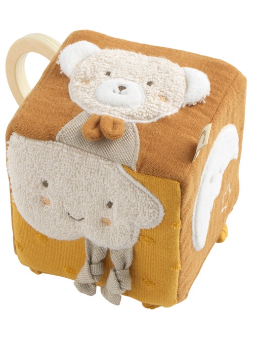 Cubo de actividades para bebé de algodón - SAUTHON - Kiabi