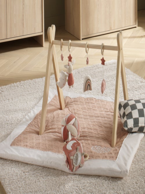 Cubo de actividades para bebé de algodón - SAUTHON - Kiabi