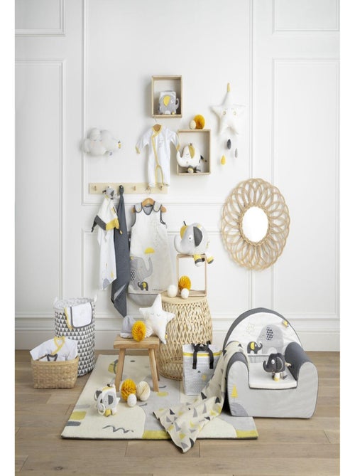 Cubo de actividades para bebé de terciopelo - SAUTHON - Kiabi