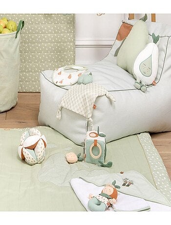 Cubo de actividades para bebés de terciopelo - SAUTHON