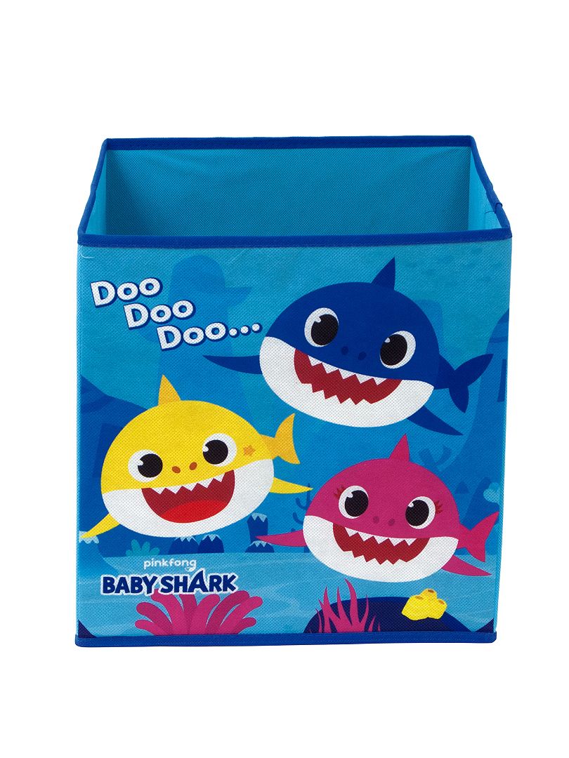 Cubo de almacenaje 'Baby Shark' azul - Kiabi