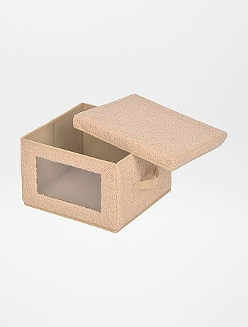 Cubo de almacenaje con ventana
