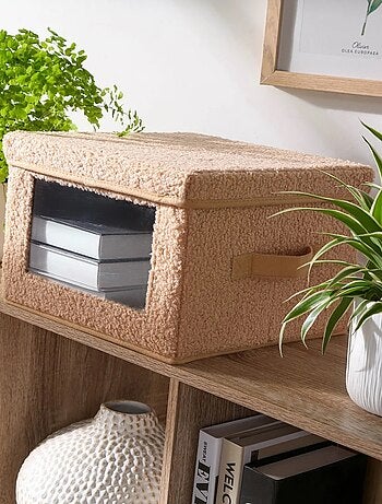 Cubo de almacenaje con ventana