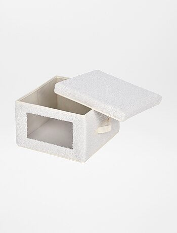 Cubo de almacenaje con ventana