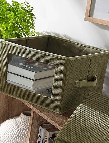 Cubo de almacenaje con ventana