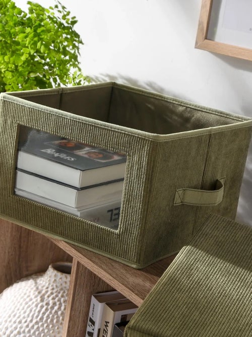 Cubo de almacenaje con ventana - Kiabi