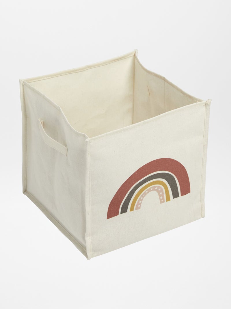 Cubo de almacenaje de tela BEIGE - Kiabi