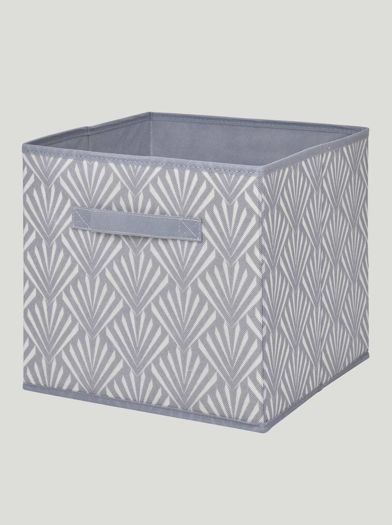 Cubo de almacenaje estampado GRIS - Kiabi