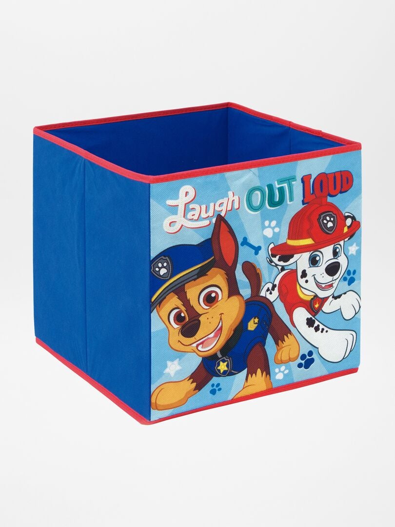 Cubo de almacenaje 'La Patrulla Canina' azul - Kiabi