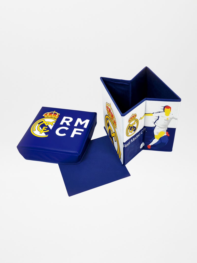 Cubo de almacenaje 'Real Madrid' AZUL - Kiabi