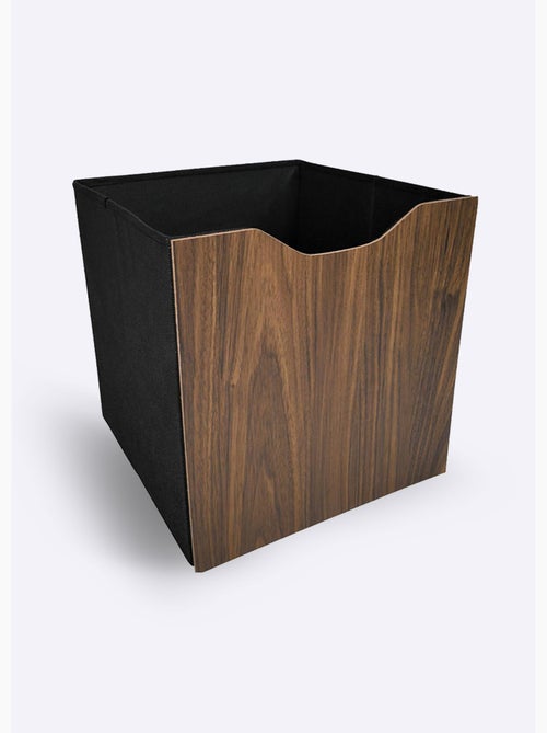 Cubo de almacenamiento plegable con efecto texturizado. - AFIBEL - Kiabi