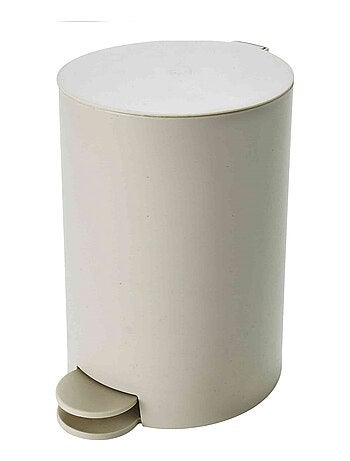 Cubo de basura con pedal para baño, 3 l
