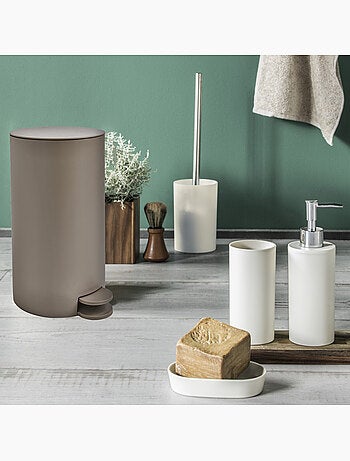 Cubo de basura con pedal para baño, 3 l