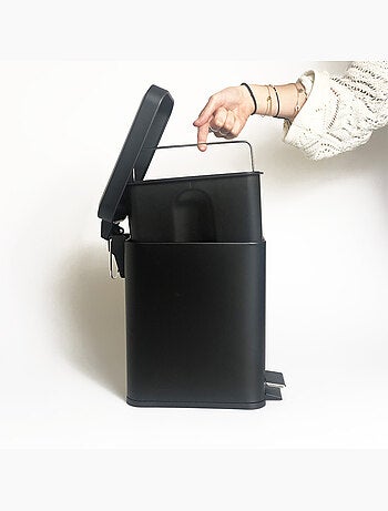 Cubo de basura con pedal para el baño 5 litros