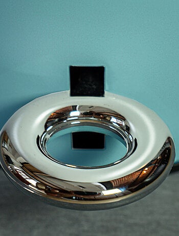Cubo de basura de metal para el baño 3 litros