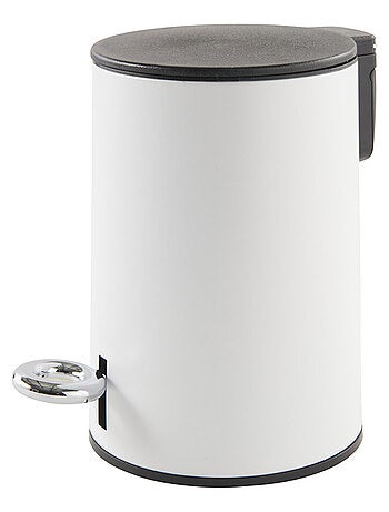 Cubo de basura de metal para el baño 3 litros