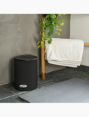 Cubo de basura de metal para el baño 3 litros