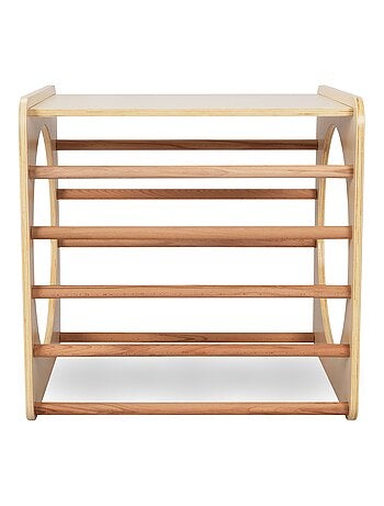 Cubo de escalada Montessori madera parque interior Mamabrum