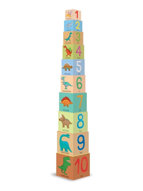 Cubos educativos y de aprendizaje, dinosaurios | Sassi Junior - Kiabi