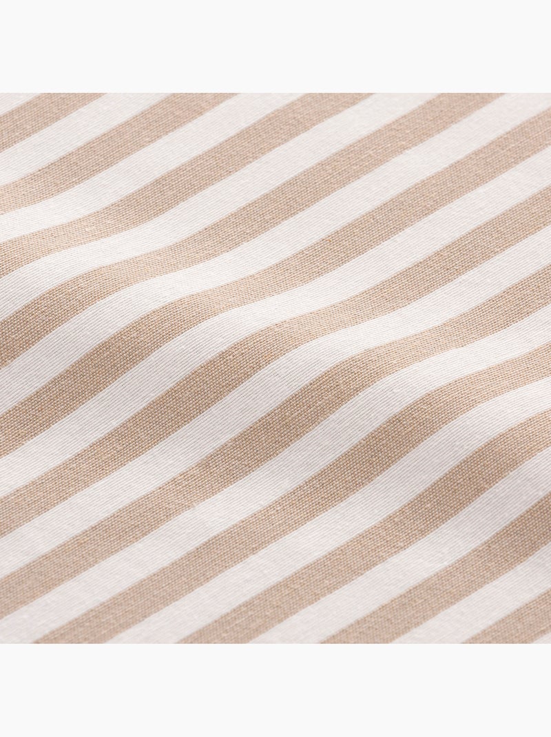 Cubre canapé, faldón protector. Funda de somier a rayas - Gamusi. Beige - Kiabi