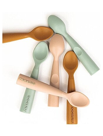 Cuchara de silicona para bebé - Minikoioi
