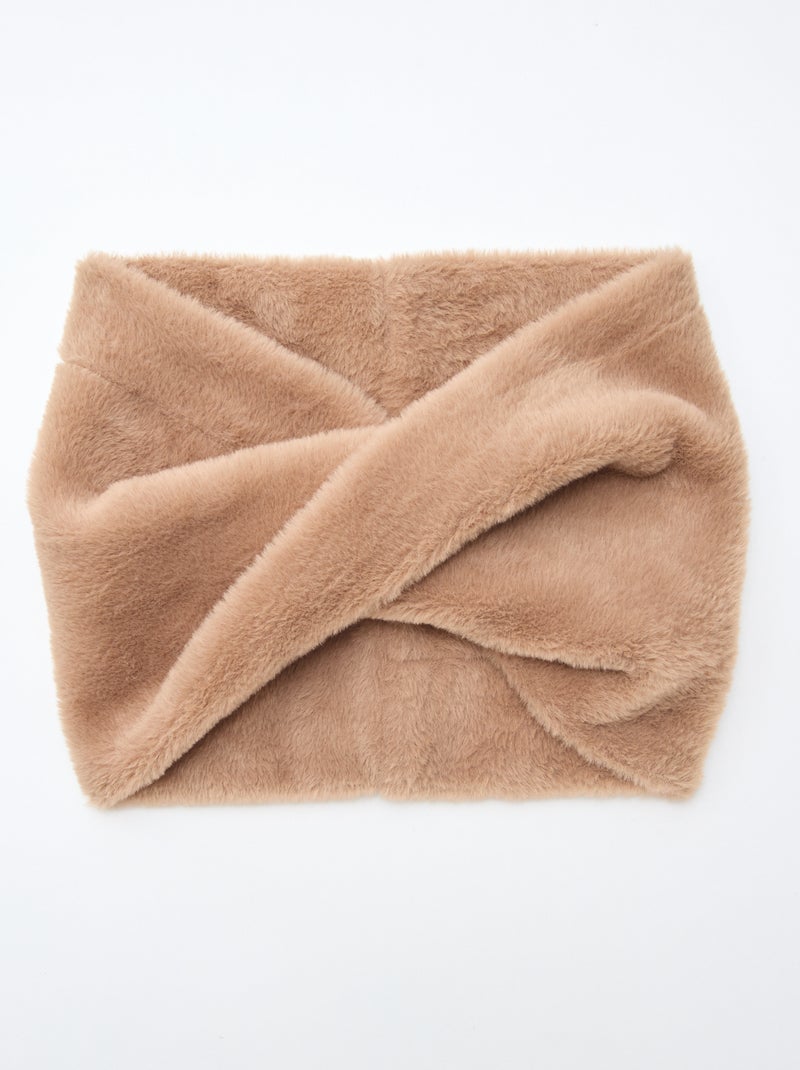 Cuello grueso de borreguito Marron - Kiabi