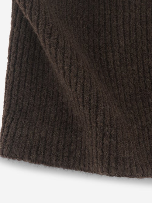 Cuello tubular de canalé - Kiabi