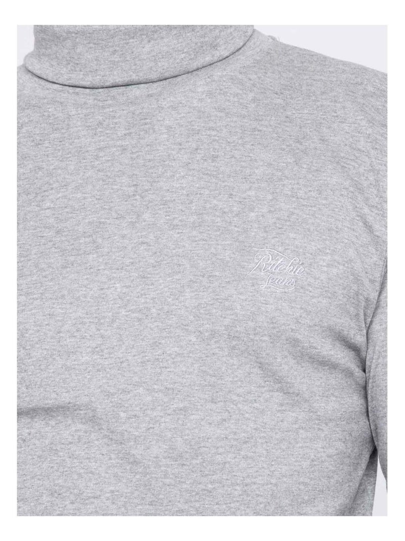 CUELLO VUELTO WAREN Gris jaspeado - Kiabi