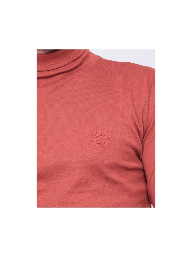 CUELLO VUELTO WAREN Rojo ladrillo - Kiabi