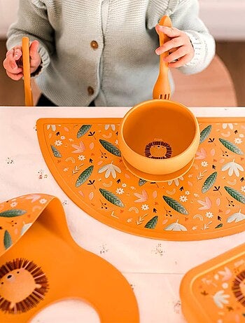 Cuenco de silicona con ventosa - animales | Sassi Junior