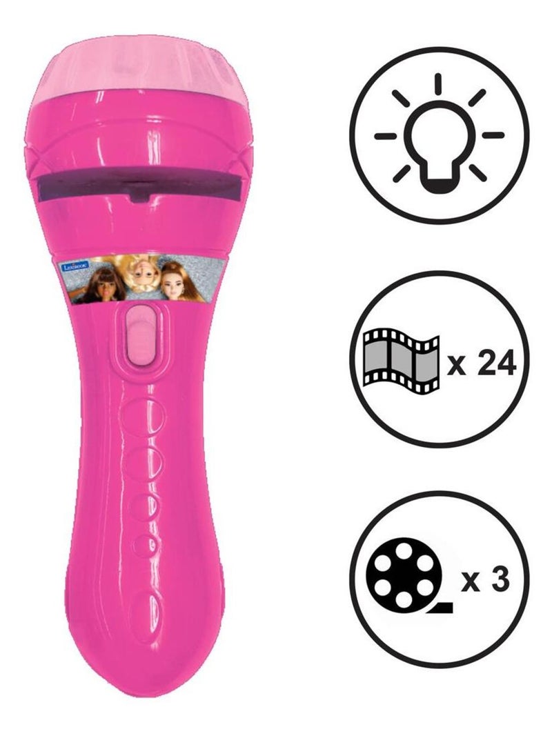 Cuentos de Barbie proyector y linterna Rosa - Kiabi