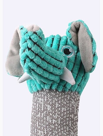 Cuerda de peluche con forma de cabeza de animal - AFIBEL