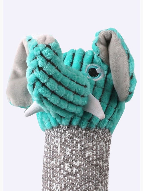 Cuerda de peluche con forma de cabeza de animal - afibel - Kiabi