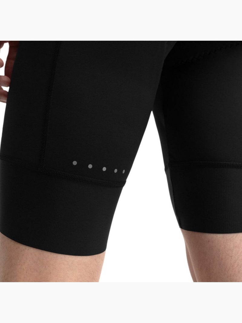 Culote corto biodegradable ciclismo hombre ciclismo hombre srx blend Negro - Kiabi