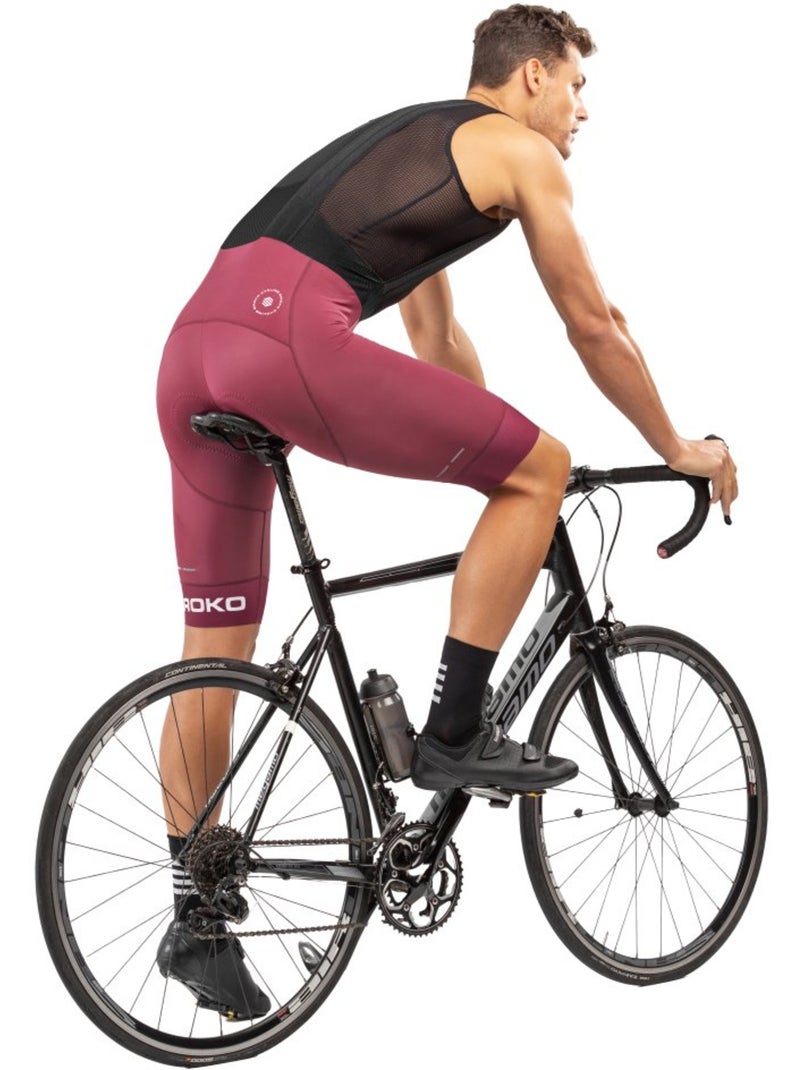 Culote corto ciclismo hombre ciclismo hombre bx bionaz Rojo ladrillo - Kiabi
