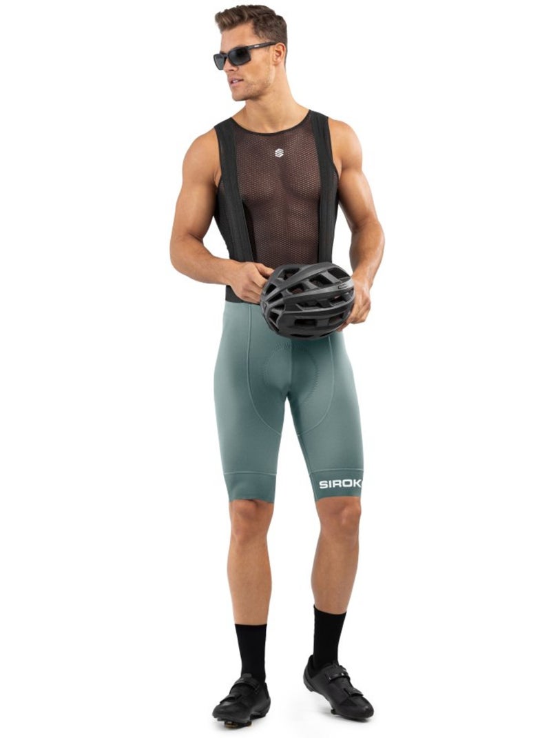 Culote corto ciclismo hombre ciclismo hombre bx oberwald Verde oscuro - Kiabi