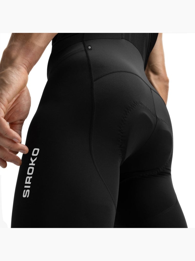 Culote corto ciclismo hombre ciclismo hombre flandrien Negro - Kiabi