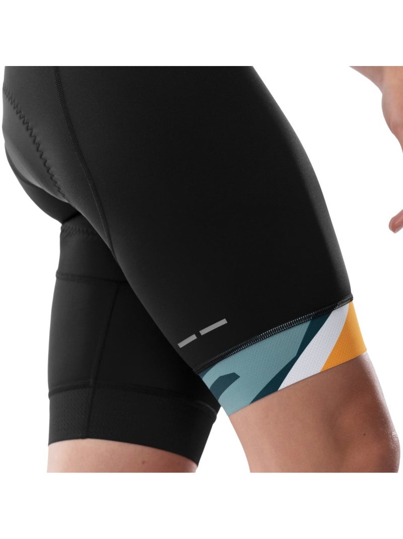 Culote corto ciclismo mujer ciclismo mujer bx jungle Negro - Kiabi