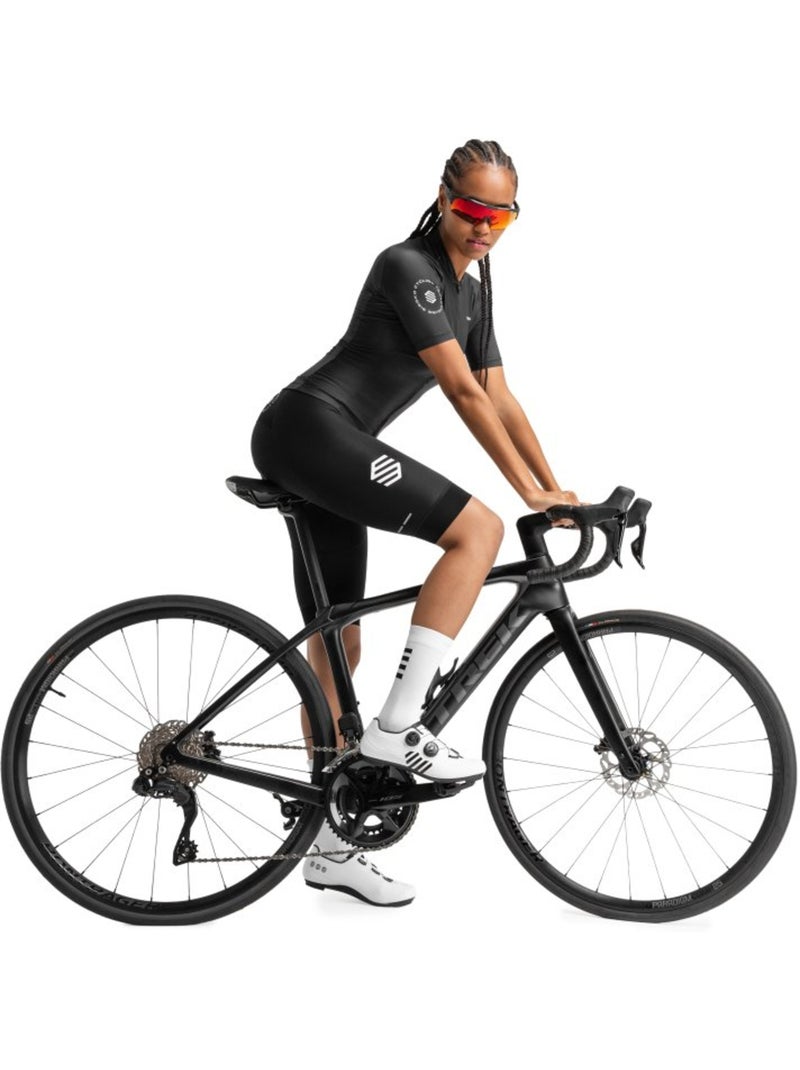 Culote corto ciclismo mujer ciclismo mujer bx time trial Negro - Kiabi