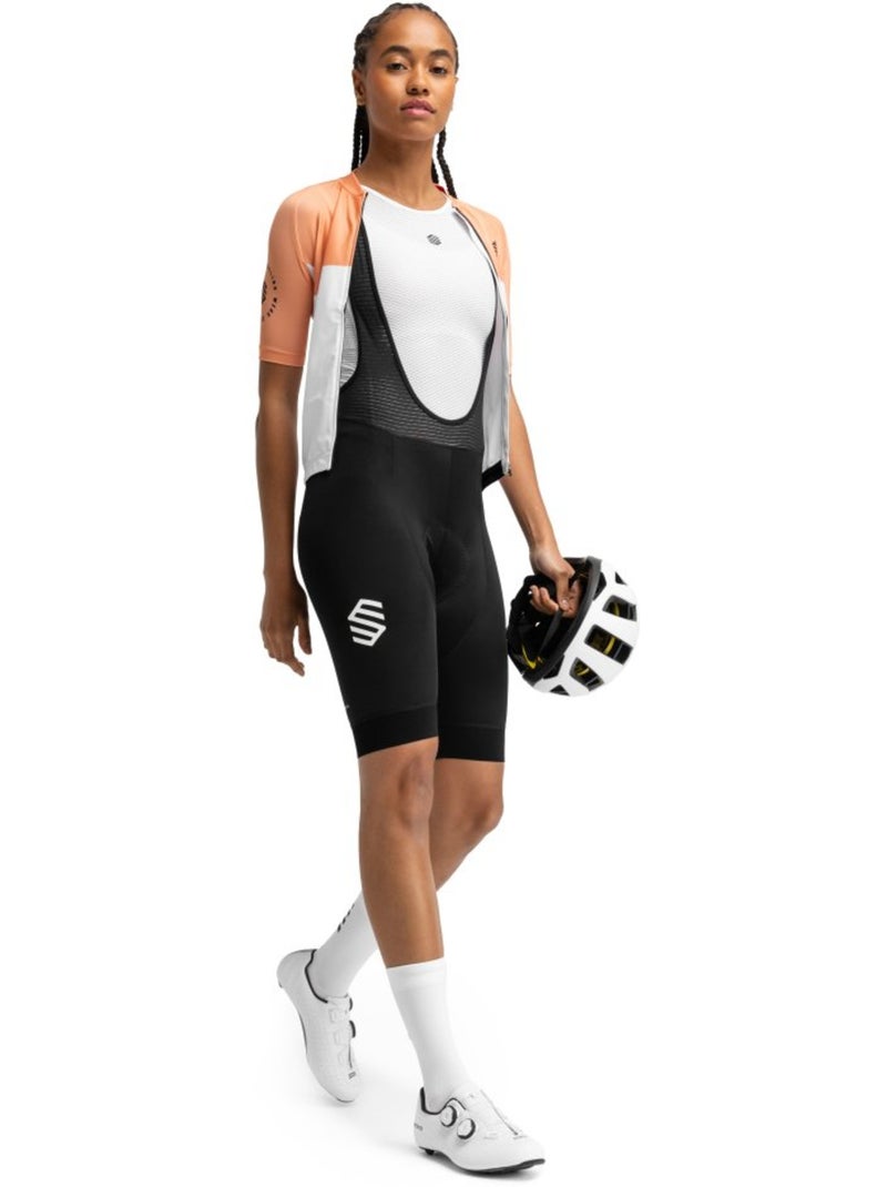 Culote corto ciclismo mujer ciclismo mujer kaufmann Negro - Kiabi