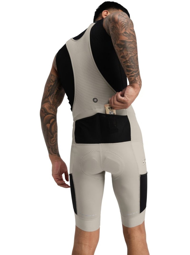 Culote corto gravel hombre ciclismo hombre rocket Beige - Kiabi