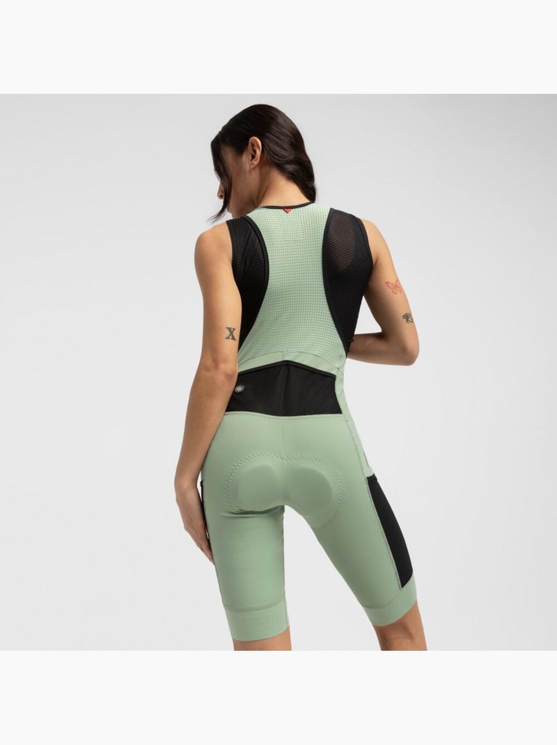 Culote corto gravel mujer ciclismo mujer conifer Verde - Kiabi