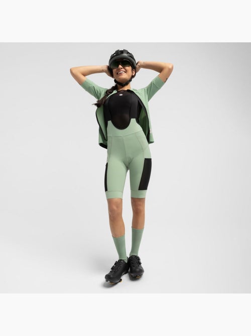 Culote corto gravel mujer ciclismo mujer conifer - Kiabi