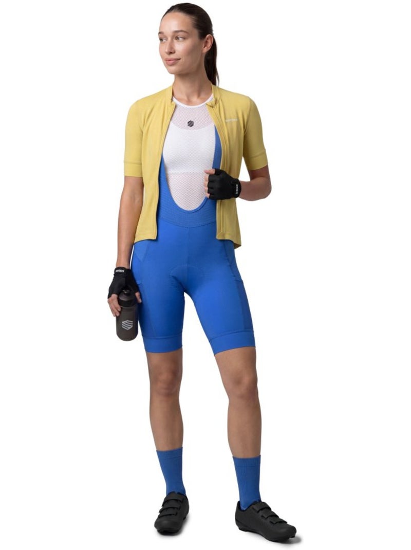 Culote corto gravel mujer ciclismo mujer jet-w Azul - Kiabi