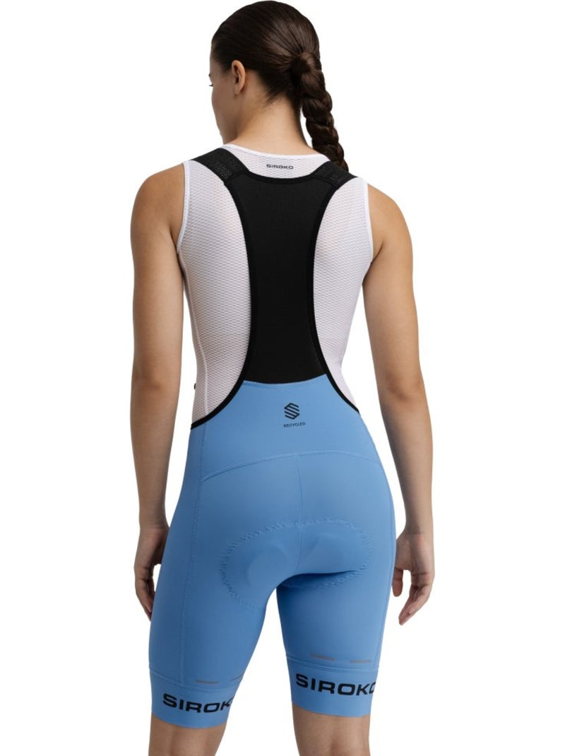 Culote corto reciclado ciclismo mujer ciclismo mujer bx semnoz Violeta - Kiabi