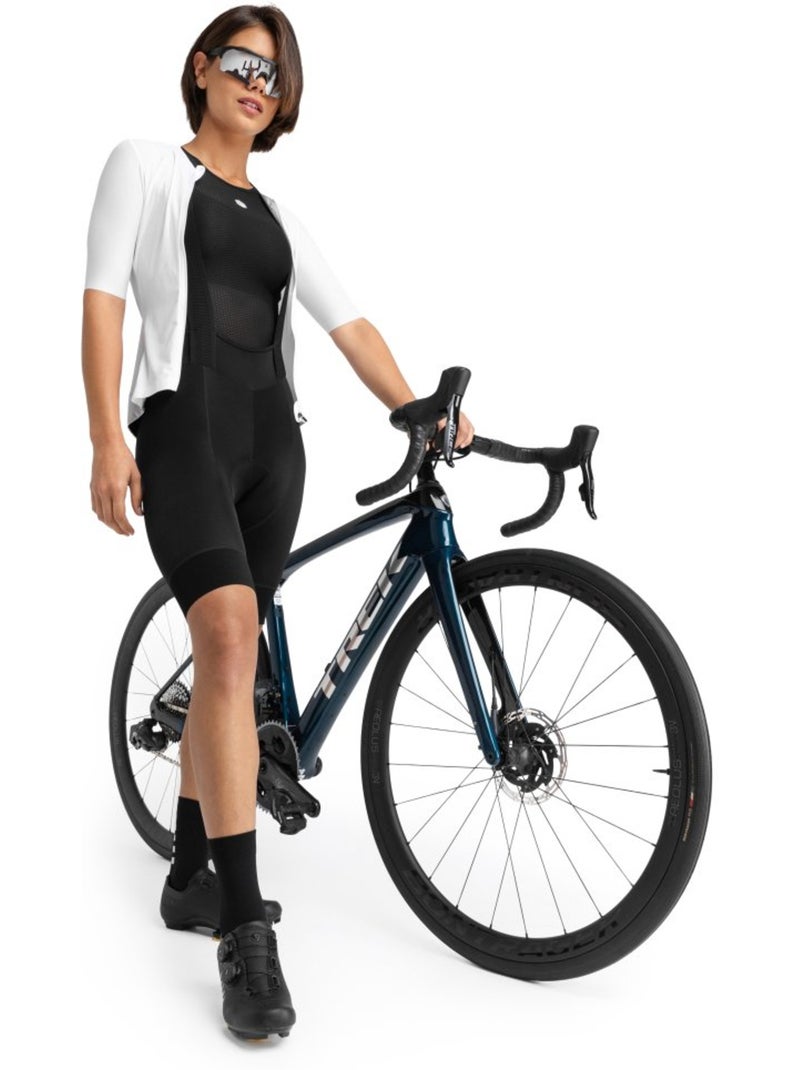 Culote corto reciclado ciclismo mujer ciclismo mujer comet Negro - Kiabi